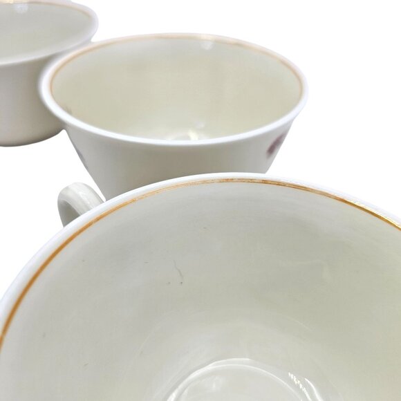 Zeh Scherzer Bavaria 60 Jahre Floral Tea/Coffee Set Pot 4 Cups Vintage Porcelain - Picture 2 of 16